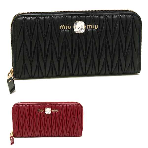 楽天市場 ミュウミュウ 財布 長財布 マテラッセ レディース Miu Miu 5ml506 2d3y 返品ok Axes アクセス 楽天市場店