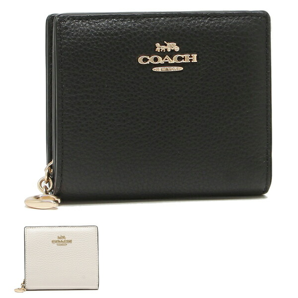 新品 未使用品 COACH コーチ 二つ折り財布 アウトレット品 コンパクト財布 新品 未使用品 COACH コーチ 二つ折り財布 アウトレット品