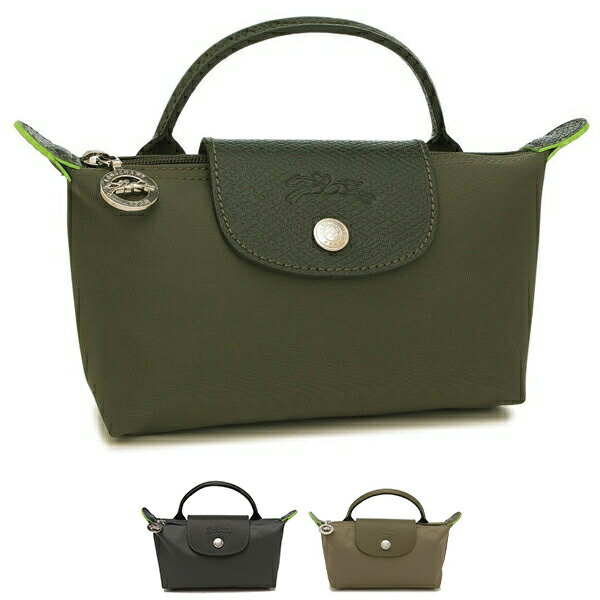 LONGCHAMP ポーチ ベージュ/ブラウン ル プリアージュ® オリジナル ハンドル付きポーチ フォーン