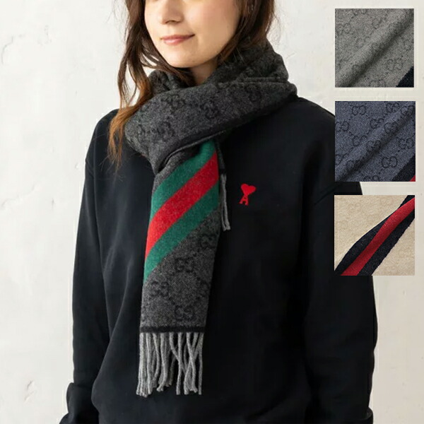 楽天市場】グッチ スカーフ バンダナ ストール ネイビー メンズ