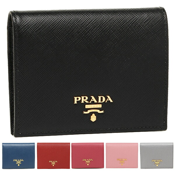 PRADA - PRADA 2つ折り財布 1M1225 QWA SAFFIANO METALの+spbgp44.ru