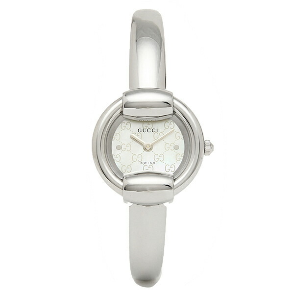 Gucci GUCCI clock Lady\u0027s watch Gucci clock GUCCI 1400 series YA014518 watch watch white pearl / silver