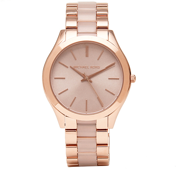 pink michael kors watch