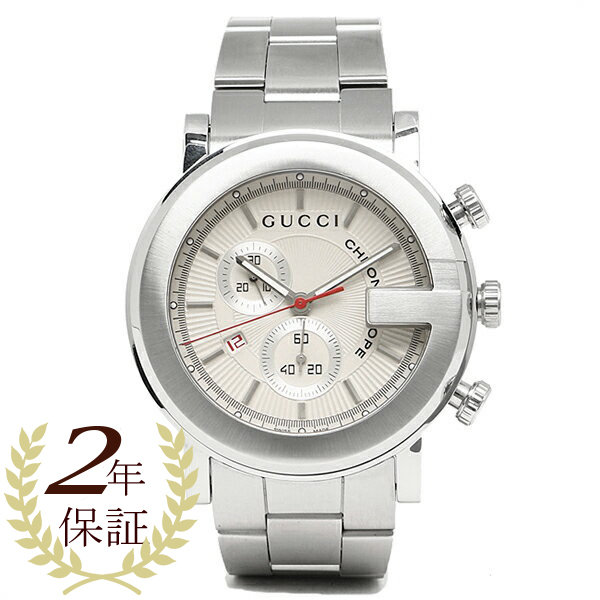 【楽天市場】【2年保証】グッチ GUCCI 時計 腕時計 グッチ 時計 メンズ 腕時計 GUCCI YA101339 Gラウンド クロノグラフ
