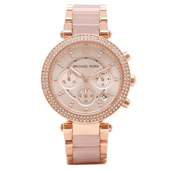 MK pink watch