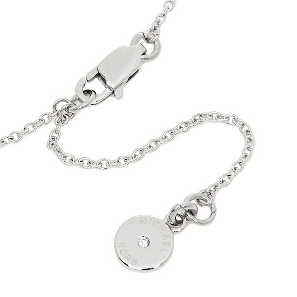 silver michael kors necklace