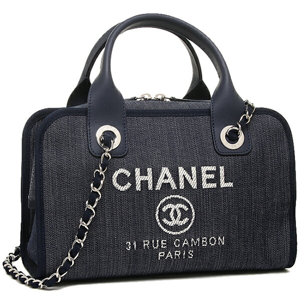 ドーヴィル デニム ボウリングバッグ