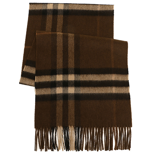 giant check cashmere scarf