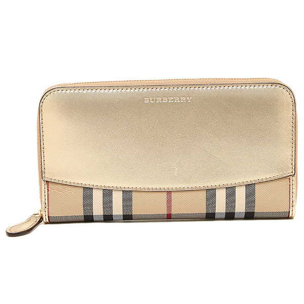 burberry wallet gold