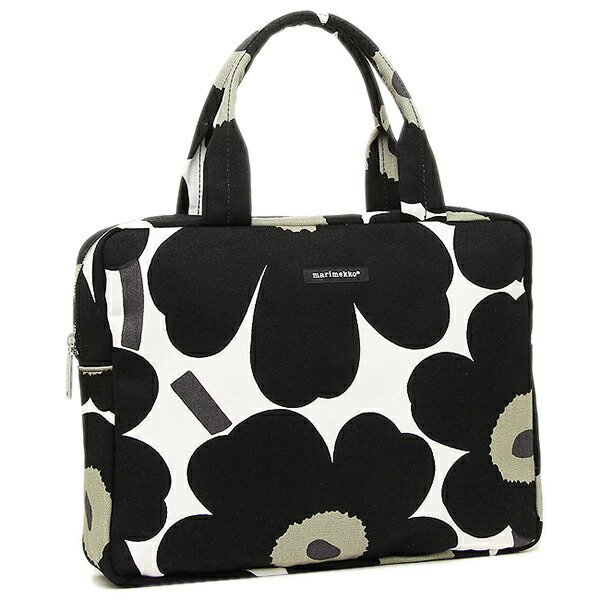 Marimekko Bags 043460 030 Esteri Unikko Handbag White Black