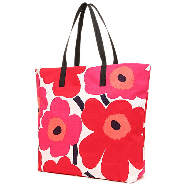 Brand A Marimekko Bags 043461 001 Silja Unikko Marimekko Bags 043461 001 Silja Unikko Tote Bag White Red