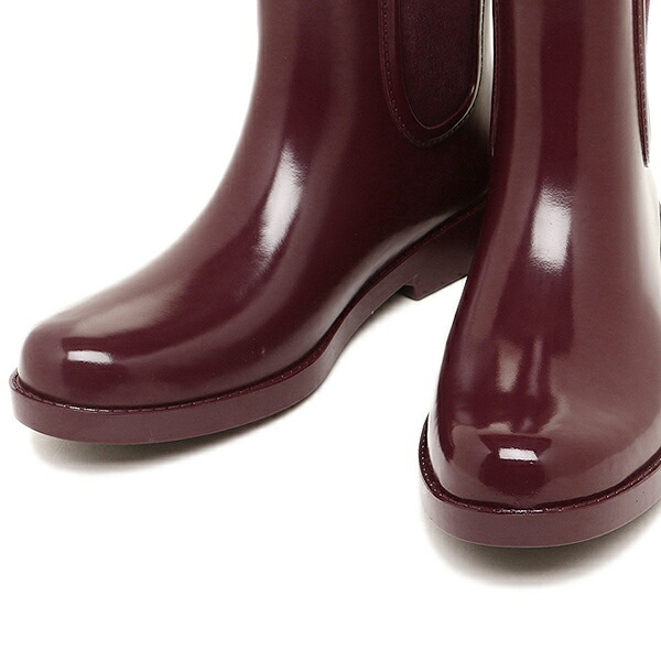 burgundy rain boots