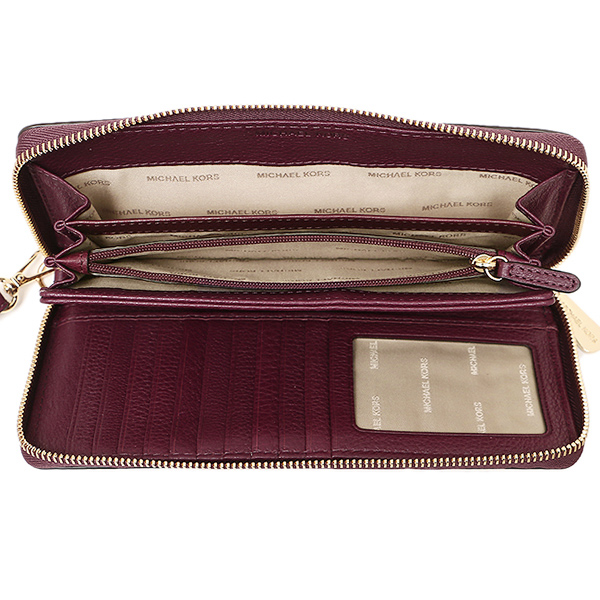 michael kors bedford wallet purple