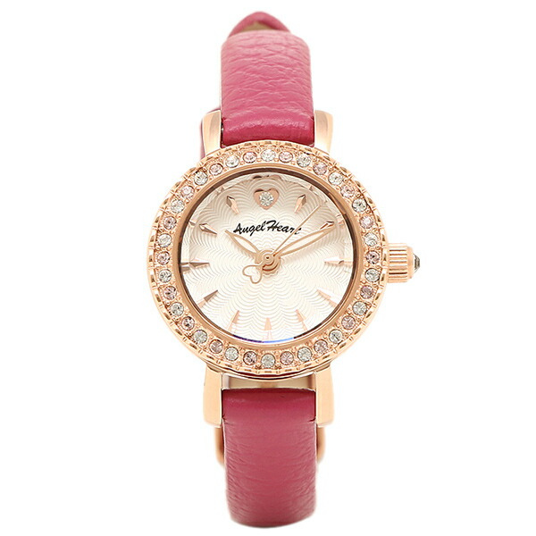 天使心钟表angel heart et21p-pk etanarukurisutaruredisu手表表银子