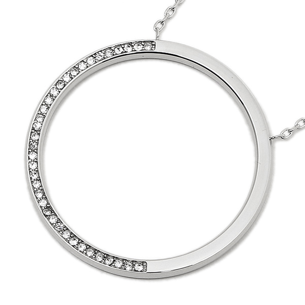 silver michael kors necklace