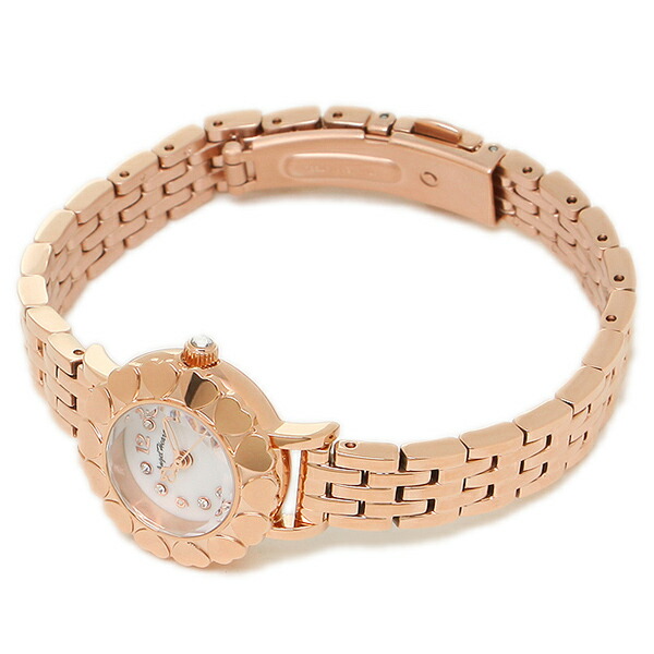 天使心手表angel heart ma23pw白粉红黄金