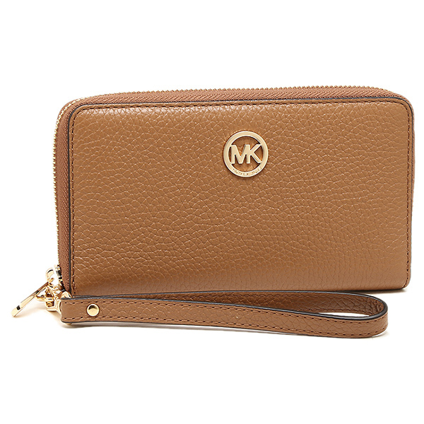 michael kors tan wallet