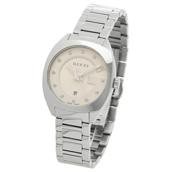 Gucci Gg2570 White Dial Diamond Ladies Watch Ya142504 Ebay