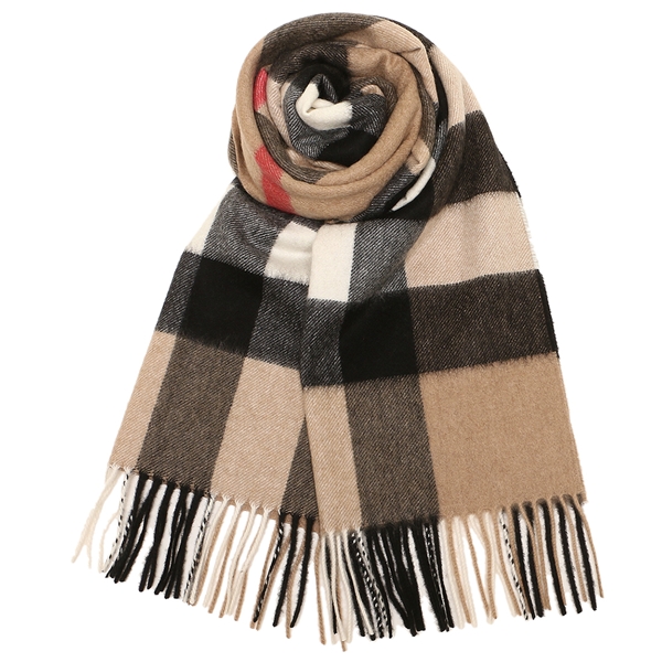 beige burberry scarf