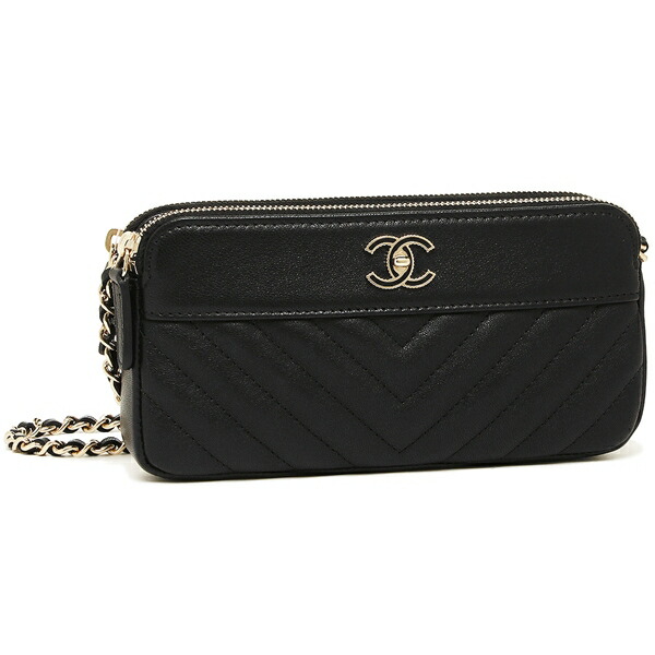 マドモアゼル ラムスキン ショルダーウォレット