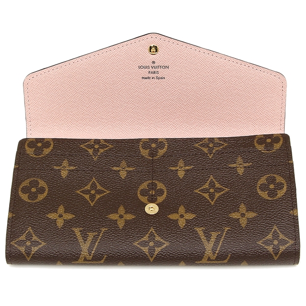 Brand Shop AXES: Takeru Louis Vuitton wallet LOUIS VUITTON M62235 brown / pink | Rakuten Global ...