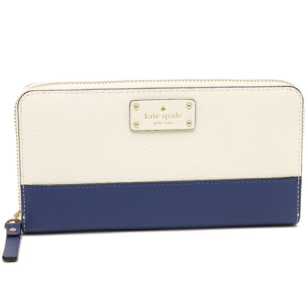 Brand Axes Rakuten Global Market Kate Spade Long Wallet Kate Spade Long Wallet Lady S Outlet Wlru2821 423 Blue White