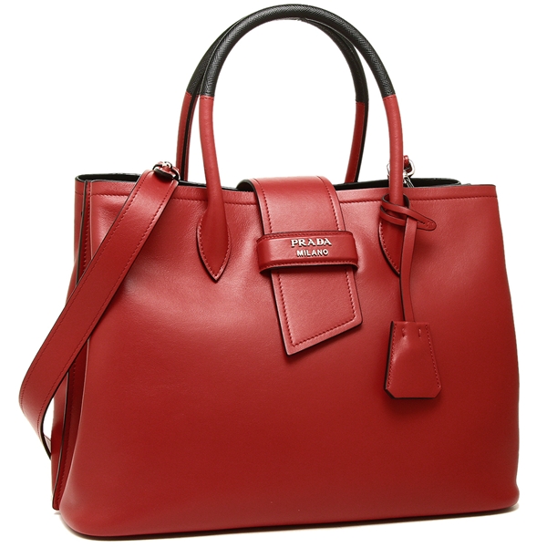 prada milano red bag