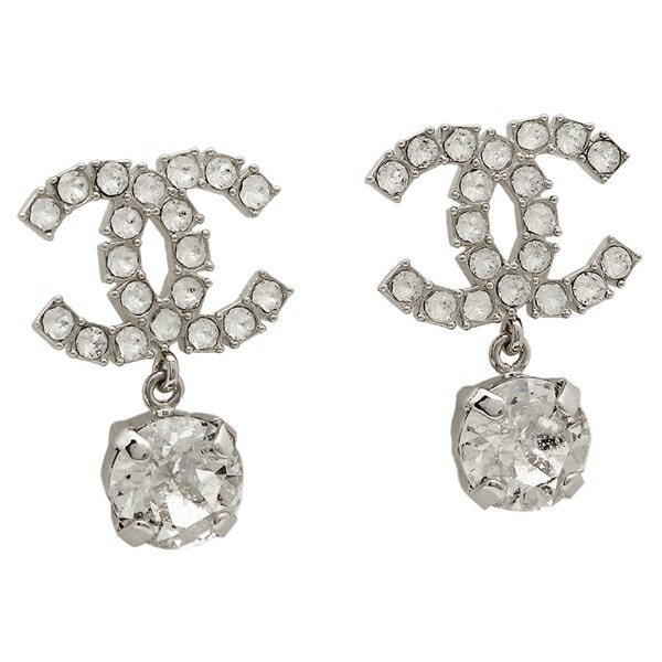 Brand A Chanel Pierced Earrings Accessories Lady S Chanel Pierced Earrings Accessories Lady S A58345 Y02003 Z5781 Clear Silver