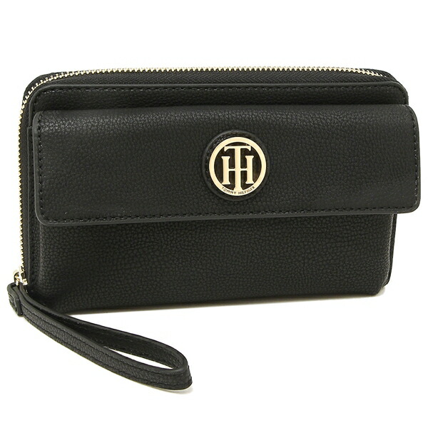 Brand Axes トミーヒルフィガー Long Wallet Outlet Lady S Tommy トミーヒルフィガー Long Wallet Outlet Lady S Tommy Hilfiger W86942680 990 Black