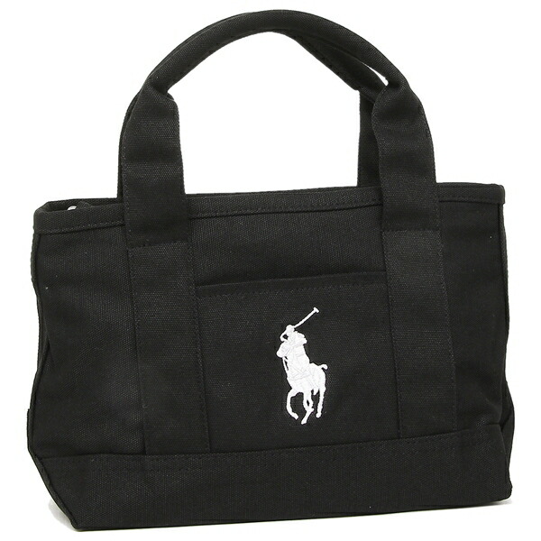 Brand A Polo Tote Bag Lady S Ralph Lauren Ra100115 Polo Tote Bag Lady S Ralph Lauren Ra100115 Black