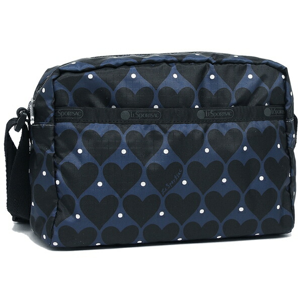 【4時間限定ポイント10倍】レスポートサック ショルダーバッグ レディース LESPORTSAC 2434 F038 HOUSE OF HEARTS BLUE