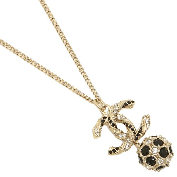 CCマーク マルチストーン ネックレス