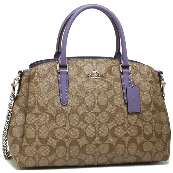 Coach Tote Bag Shoulder Outlet Lady S F29683 Svoik Khaki Light Purple