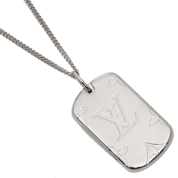 Brand Shop AXES: Louis Vuitton necklace accessories men LOUIS VUITTON M62484 silver | Rakuten ...