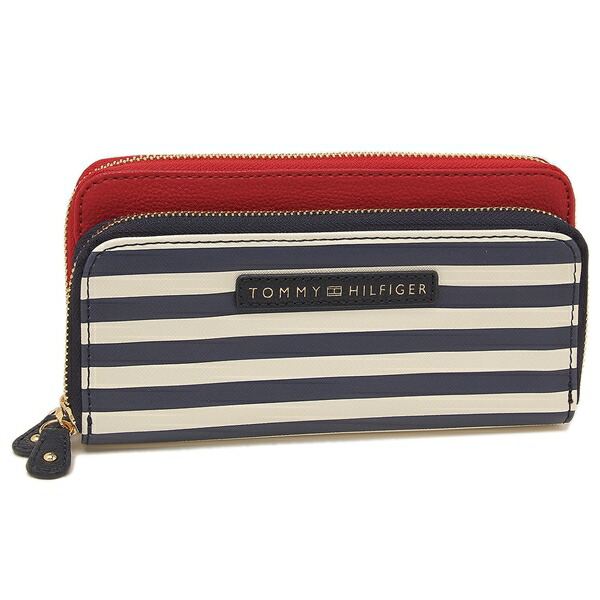 トミーヒルフィガー Long Wallet Outlet Lady S Tommy Hilfiger W86948401 467 Navy