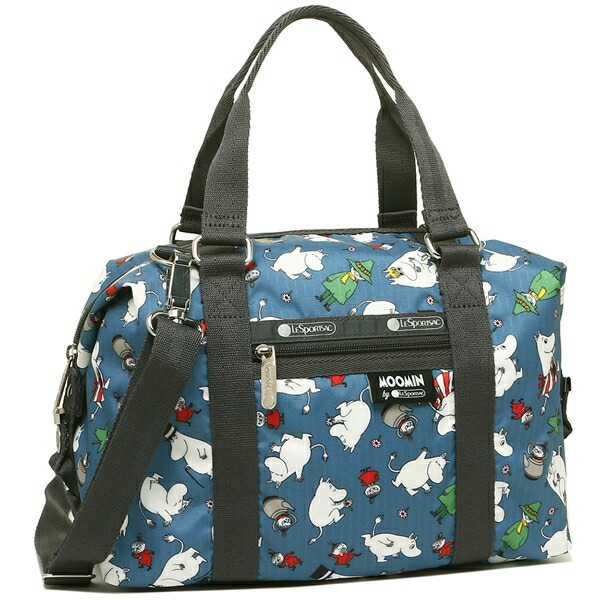 Reply Port Case Handbag Shoulder Bag Lady S Lesportsac 2874 G578 Moomin And Friends