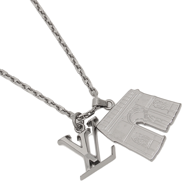 Brand Shop AXES: Louis Vuitton necklace accessories men LOUIS VUITTON M68262 silver | Rakuten ...