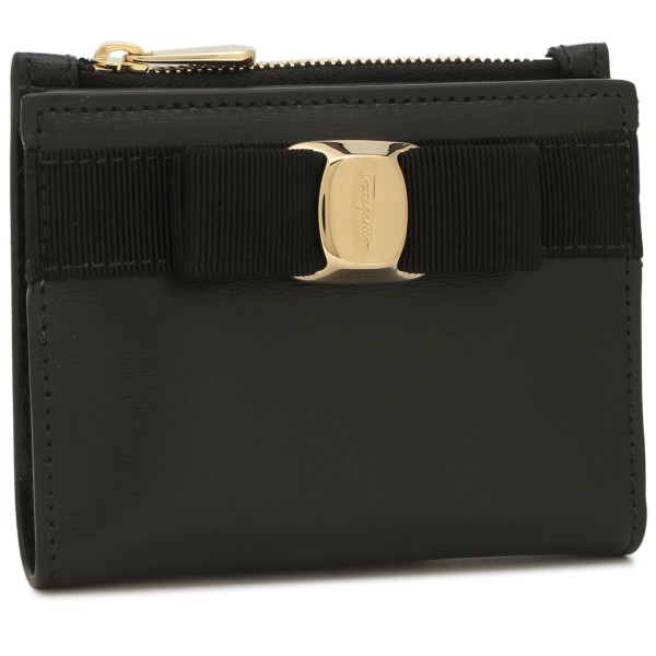 楽天市場】フェラガモ 長財布 ニューヴァラ ブラック レディース