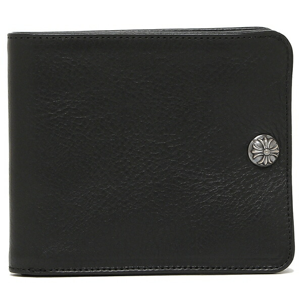 【4時間限定ポイント10倍】【返品OK】クロムハーツ折財布メンズCHROMEHEARTS116472BLACKブラック
