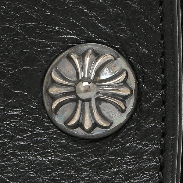 【4時間限定ポイント10倍】【返品OK】クロムハーツ折財布メンズCHROMEHEARTS116472BLACKブラック