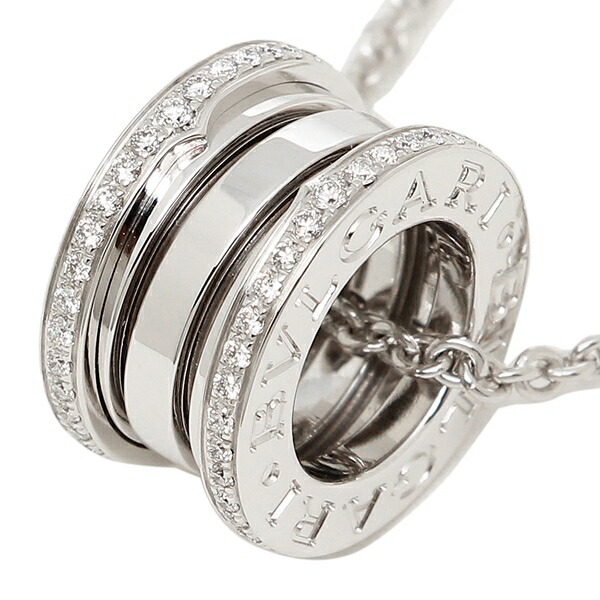 楽天市場 P5倍 9 15 18時 24時 ブルガリ ネックレス アクセサリー レディース メンズ ビーゼロワン Bzero1 エッジ パヴェダイヤモンド Bvlgari Cl 18kホワイトゴールド Axes アクセス 楽天市場店