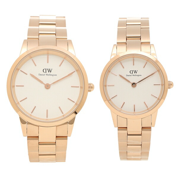 楽天市場 返品ok ダニエルウェリントン 腕時計 ペアウォッチ レディース メンズ Iconic Link アイコニック 28mm 36mm Daniel Wellington Dw Dw ホワイト ローズゴールド ブランドショップ Axes