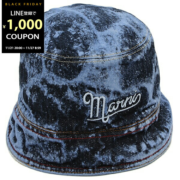 楽天市場】MARNI マルニ バケットハット CLZC0110SW UTN923 メンズ