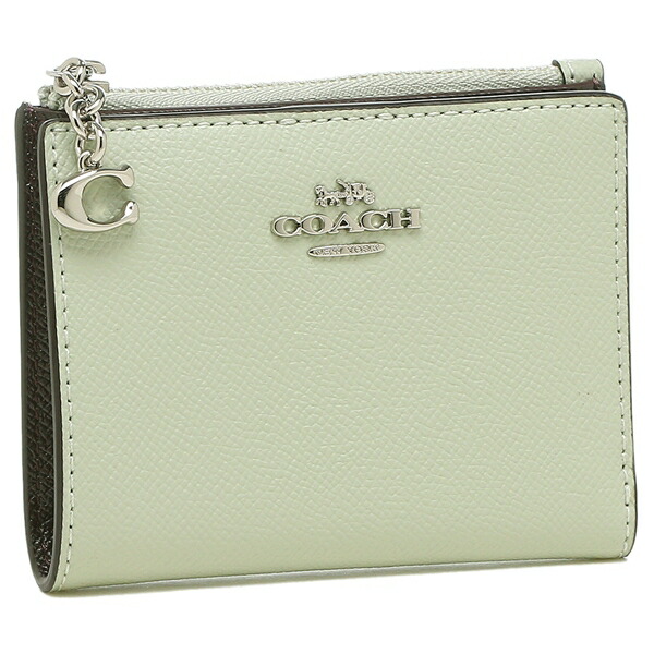 高級感 返品ok コーチ 二つ折り財布 アウトレット ミニ財布 グリーン レディース Coach Sva5 美しい Www Gravesend Ac Co Uk