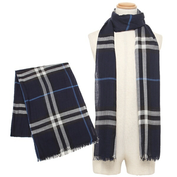 日本最大級 6時間限定ポイント10倍 返品ok バーバリー マフラー ネイビー メンズ レディース Burberry 4108b 全品送料無料 Www Masterworksfineart Com