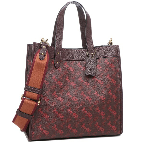 楽天市場 コーチ バッグ トートバッグ ショルダーバッグ レッド ブラウン レディース Coach 143 B4rtq 返品ok Axes アクセス 楽天市場店