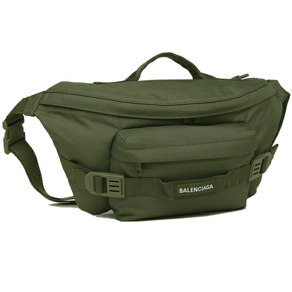 21新商品 バッグ 24時 バレンシアガ 0時 9 26 9 25 P10倍 ボディバッグ ウエストポーチ 返品ok 3318 2bkpi Balenciaga メンズ カーキ サスティナブル Lサイズ レディースバッグ Williamsav Com