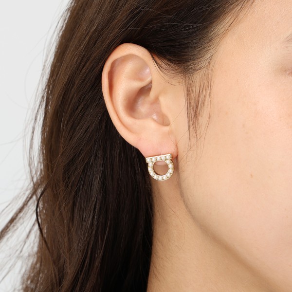 楽天市場】FERRAGAMO フェラガモ ピアス アクササリー ガンチーニ