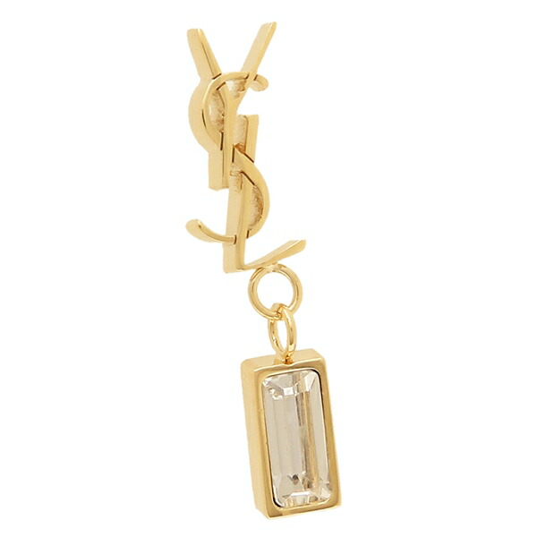 楽天市場】サンローランパリ ピアス ホワイト ゴールド レディース