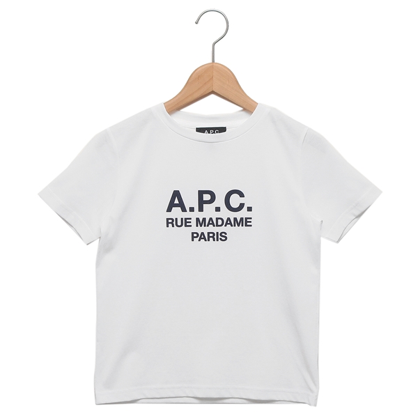 【P10倍 5/5 0時～5/7 9時】アーペーセー Tシャツ・カットソー エデン ホワイト キッズ 子供服 APC A.P.C.E26130 COEZE AAB画像